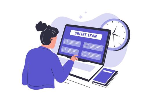 Online exam and academic analytics dashboard